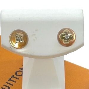 Louis Vuitton Gold Boucle Bubble Earrings